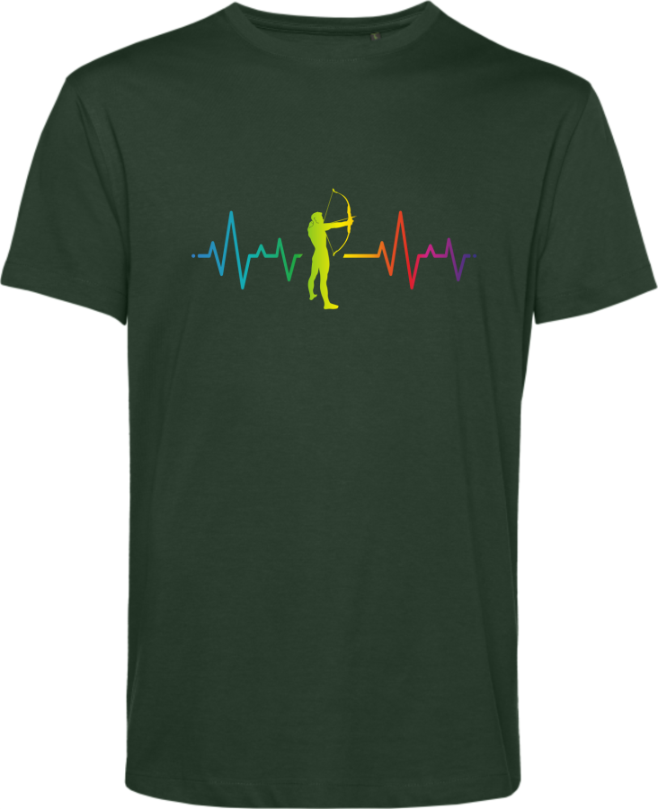 Bogensport T-Shirt "Heartbeat" Motiv 7